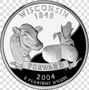 Change Wisconsin   Wisconsin State Quarter  HD Png Download