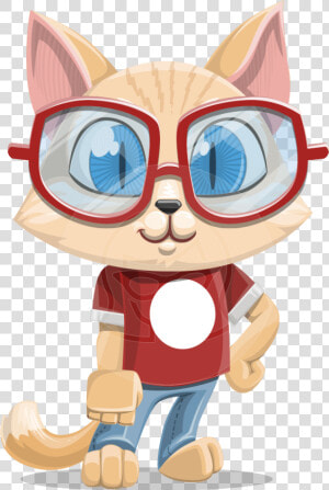 Collection Of Free Cat Vector Cartoon   Cat Characters Png  Transparent Png