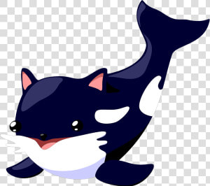 Kit  Cat  Orca  Animal  Mutant   Cartoon  HD Png Download