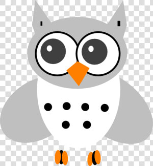 Transparent Owl Clip Art Black And White   White Owl Clipart  HD Png Download