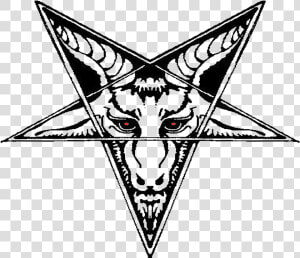 Goat Head Satan Png  Transparent Png