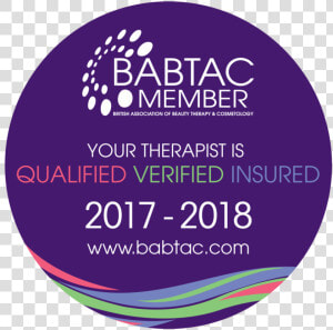 Babtac Qualified  Verified  amp  Insured 17 18 Logo   Stage Design  HD Png Download