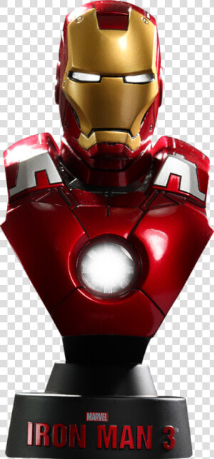 Marvel Iron Man Mark V Iron Man Chest Piece Png   Hot Toys Iron Man Bust Mark 7  Transparent Png