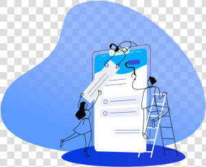Mobile Meetup Illustration2 17   Cartoon  HD Png Download