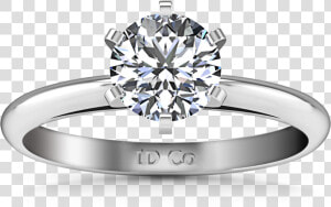 Rose Gold Ring With White Gold Prongs  HD Png Download