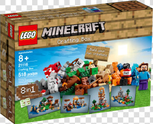 Lego® Minecraft™ Crafting Box   Lego Box  HD Png Download