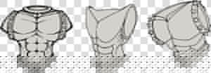 Plate Armour Body Armor Computer Icons Knight   Body Armor Armor Drawing  HD Png Download
