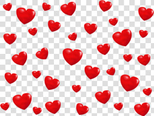 Little Hearts Overlay   Hearts Transparent Background  HD Png Download