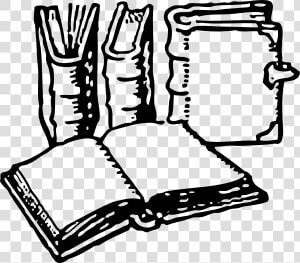 Books Border Clipart   Harry Potter Books Line Art  HD Png Download