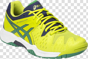 Clip Art C Y Lime Junior   Asic Gel Tennis  HD Png Download