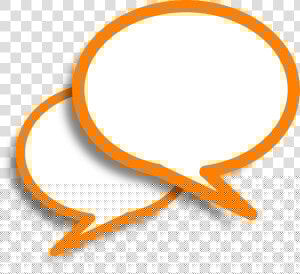 Speech Bubbles  Comments  Orange  Bubble  Speech  Talk   รูป ความ คิดเห็น  HD Png Download