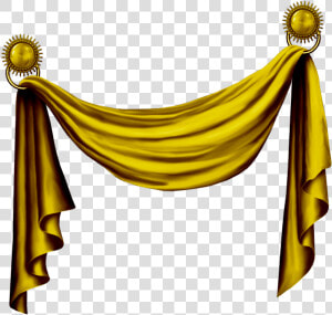 Transparent Yellow Stage Curtains  HD Png Download