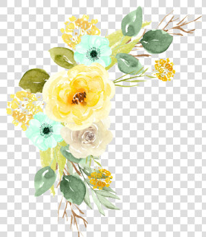 Hand Painted Flowers Color Flower Png Transparent   Painted Flowers Png Transparent Background  Png Download