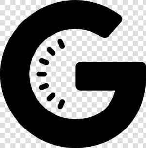 Transparent Google Clipart   Google G Logo Black  HD Png Download
