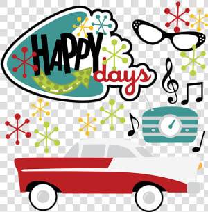 Free 1950s Clip Art  HD Png Download