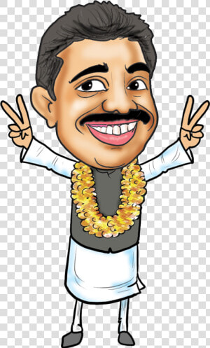 Indian Politician Cartoon Png  Transparent Png