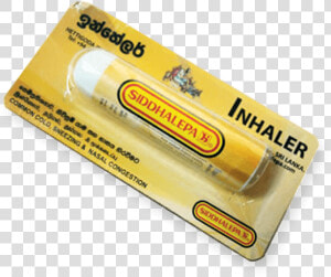 Picture 1 Of   Siddhalepa Inhaler  HD Png Download