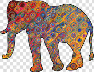 Elephant  Motive  Decorations  More Colourful   Colourful Indian Elephant  HD Png Download