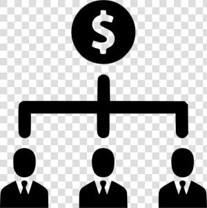 Dollar People Group Salary Teamwork   Hierarchy Clipart Transparent  HD Png Download