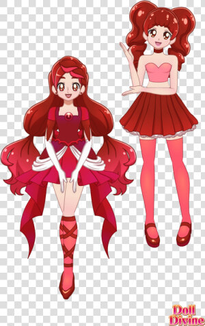 Fandom Of Pretty Cure Wiki   Cure Mermaid And Cure Scarlet  HD Png Download