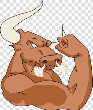 Transparent Cow   Pig With Biceps Animated  HD Png Download