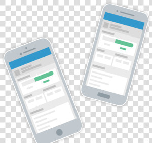 Illustration Of Two Mobiles Showing Cezanne Hr Software   Android 2 Mobile Png  Transparent Png