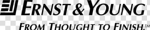 Ernst  amp  Young With Tagline Logo Png Transparent   Ernst  amp  Young  Png Download