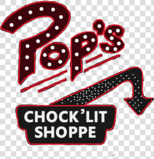 Riverdale Sticker   Pop  39 s Chock Lit Shoppe Logo  HD Png Download