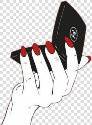 Clip Art Hands Sticker By Blanca   Pop Art Makeup Png  Transparent Png