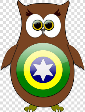 Free Owl Brazil Superhero Clipart Clipart And Vector   Owl Superhero Clipart  HD Png Download