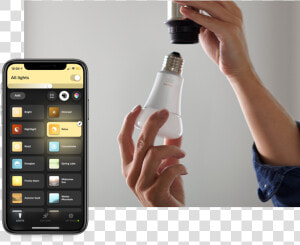 Bluetooth ambiance   Hue Bulb Installation  HD Png Download