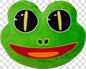 Wholesale Frog Emoji Cushion   Plush  HD Png Download