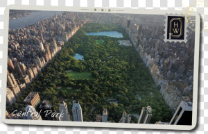 A Postcard Of An Aerial View Of Central Park In New   紐約 中央 公園  HD Png Download