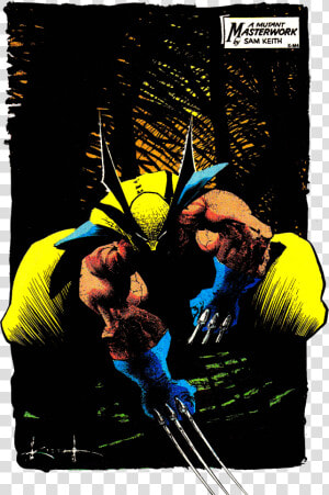 Wolverine By Sam Kieth Wolverine Art  Logan Wolverine   HD Png Download