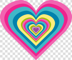 Glitter Clipart Colourful Heart   Glitter Moving Rainbow Hearts  HD Png Download