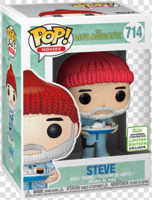 Funko Pop Emerald City Comic Con Exclusive   Funko Steve Zissou  HD Png Download