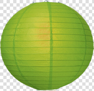 Green Ribbed Paper Lanterns  HD Png Download