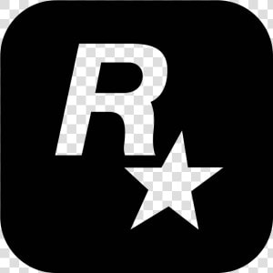 Rockstar Games Filled Icon   Rockstar Games Logo Black  HD Png Download