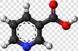 Niacin 3d Balls   Niacin Ball And Stick Model  HD Png Download