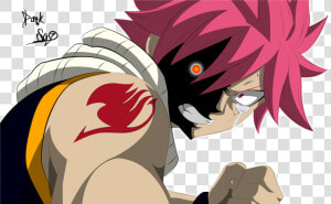 Natsu Dragneel Angry Png   Png Download   Fairy Tail Rage Gif  Transparent Png