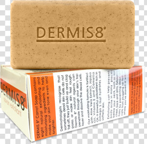 Dermis 8â° Exfoliating Carrot  amp  Vitamin E Bar Soap  HD Png Download