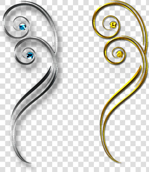 Silver Png Transparent Flourish  Png Download
