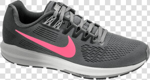 Nike Air Zoom Structure 21 Gunsmoke sunset Pulse   Nike Air Zoom Structure 21 Womens Black  HD Png Download
