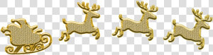 Santa Claus Santa Deer Free Picture   Santa Claus Gold Png  Transparent Png