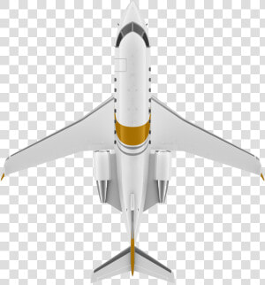 Challenger 650 Top View   Private Jet Top View  HD Png Download