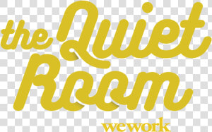 Wework Logos V2 Thequietroom   Wework  HD Png Download