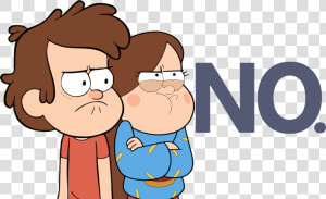 Gravity Falls Dipper And Mabel Vector  HD Png Download
