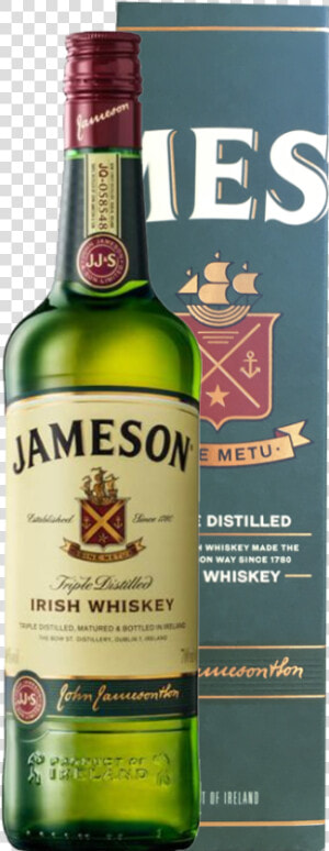 Jameson Irish Whiskey 700ml In Gift Box   Jameson Irish Whiskey 700ml  HD Png Download