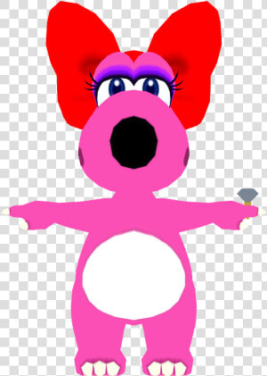 Download Zip Archive   Mario Kart Birdo Model  HD Png Download