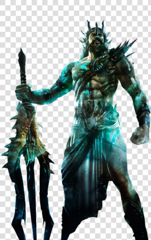 Poseidon God Of War By Ja Renders d8k9v8w   Poseidon God Of War  HD Png Download
